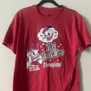 Disney Red Valentine's Short Sleeve Tee